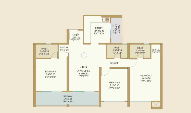 Bramha The Collection Floor Plan