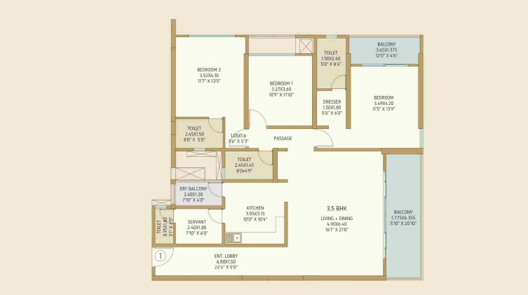 Bramha The Collection Floor Plan